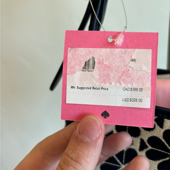 NWT Kate Spade Flower Jacquard Stripe Sam Small Convertible Shoulder Bag - Picture 7 of 8